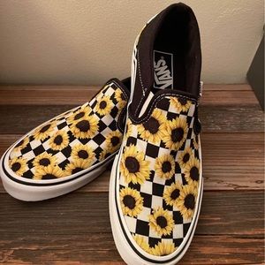 Sunflower Vans, Size 8 1/2